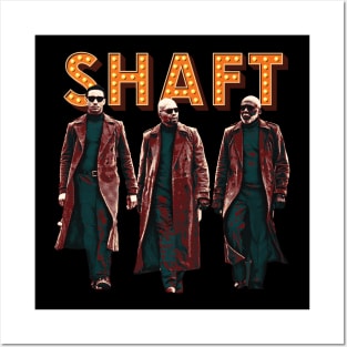 shaft neon lamp squad Posters and Art